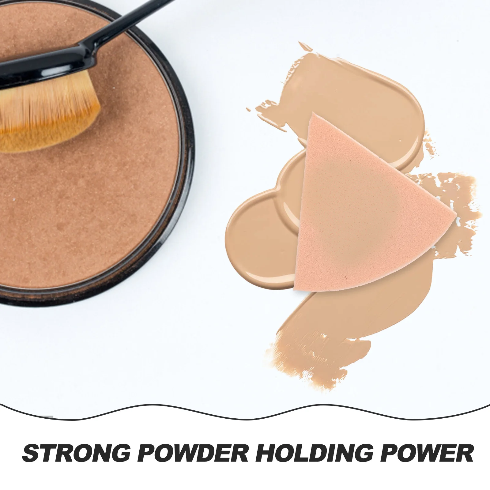 

Makeup Egg Powder Puff Face Round Pads Foundation Sponge Accessories 12 House 12 Triangle Skin Tone Strong Powder Holding
