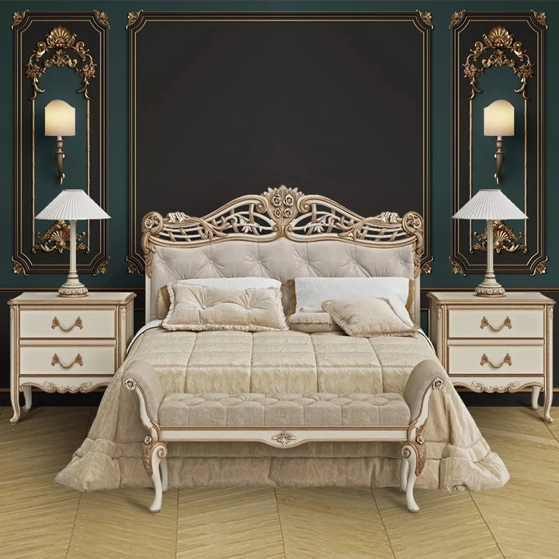 Customized Mural 3D European Golden Relief Luxury Bedroom Wallpaper Living room sofa TV background wall restaurant study Hotel