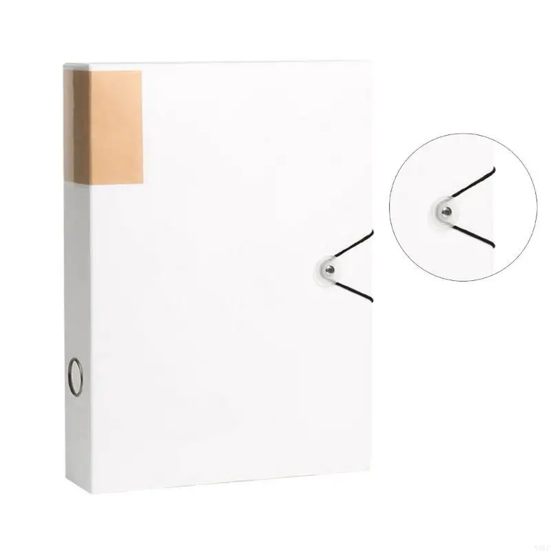 

Pull In/Out Desk File Organiser Folder Plastic Archives Case with Lid