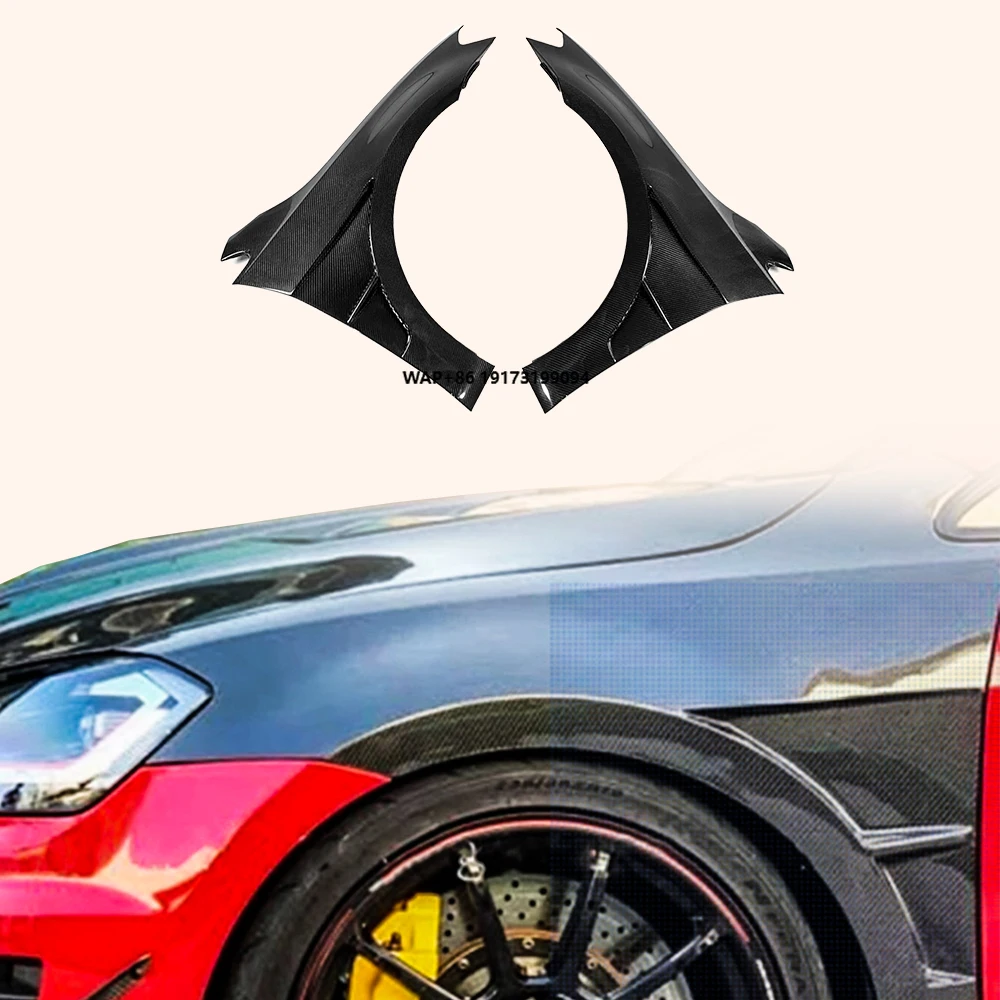 For Golf 7 TSI GTI R-LINE 5 Door 12-20 Hatchback Carbon Vented Front Fenders