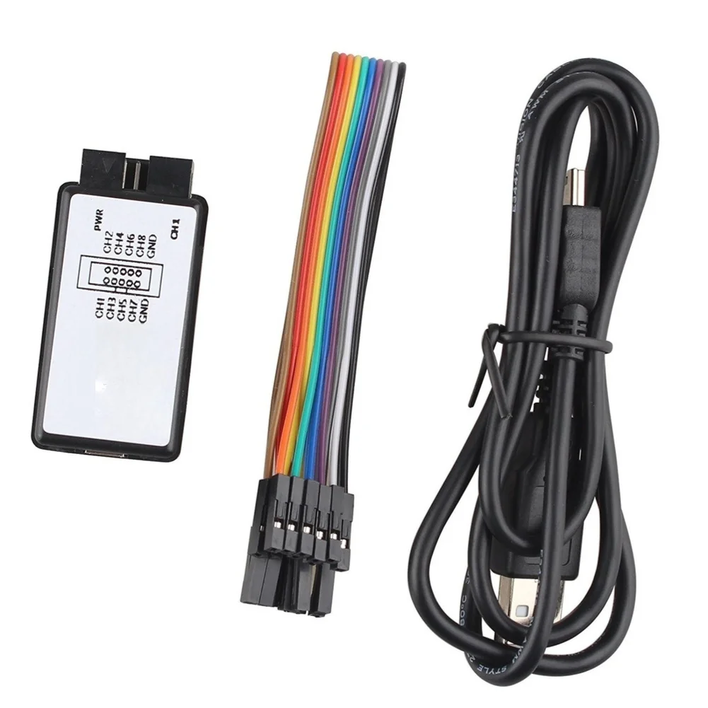 24MHz 8CH USB For Logic Analyzer for Digital System Testing UART I2C Communication Analysis 0V-5.5V Compatible