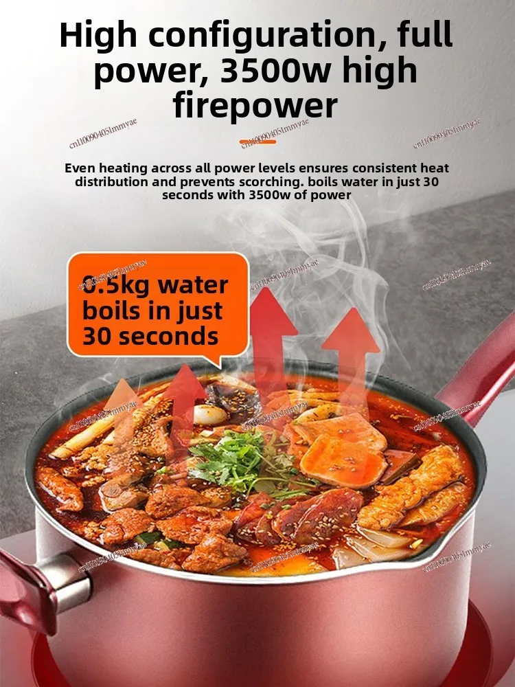 Commercial induction cooker double head high power pot stove 2200W