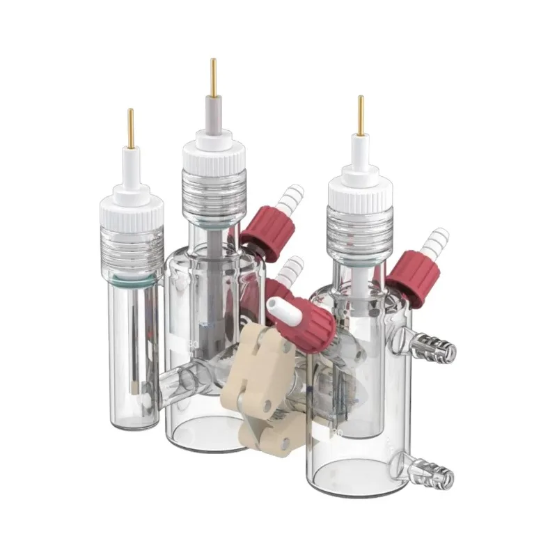 Small Volume 3H Type Replaceable Membrane Electrolytic Cell Single Double Layer Electrochemical Cell for Lab