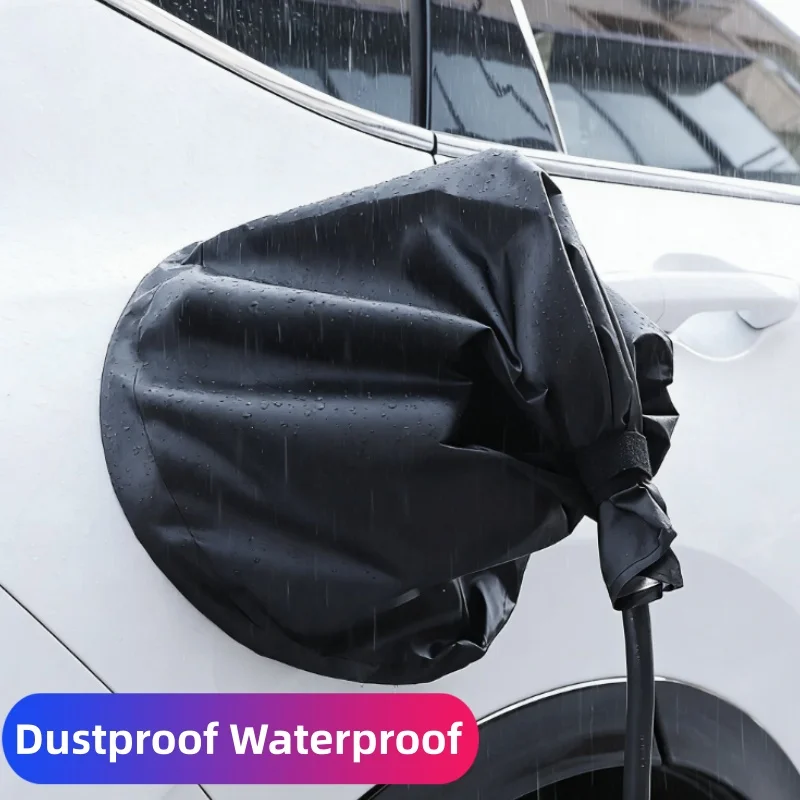Universal Car Charging Magnetic Cover Electric Vehicle Charger Plug Protector Dustproof Rainproof Durable Outdoor Exterior Cover
