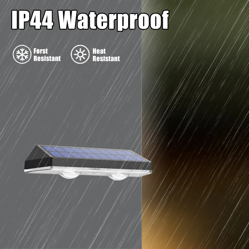 1/2/4/6/8 ชิ้นโคมไฟติดผนังพลังงานแสงอาทิตย์ IP44 กันน้ํากลางแจ้ง Spotlight พลังงานแสงอาทิตย์แสงแดดโคมไฟสําหรับรั้วระเบียงหรือระเบียง