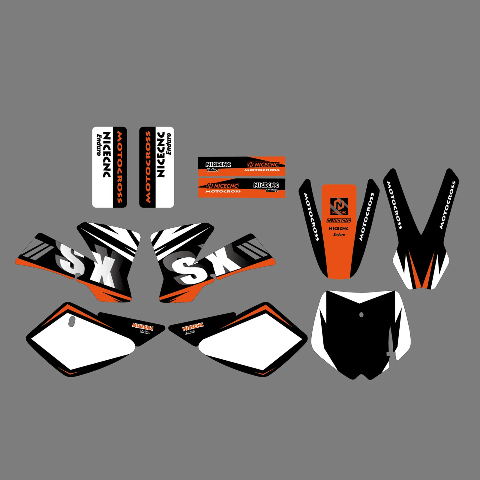

NICECNC Motorcycle Stickers For KTM SX 50 2002-2008 MT50 MINI ADVENTURE Graphics Background Decal Stickers Customize 2007 2006