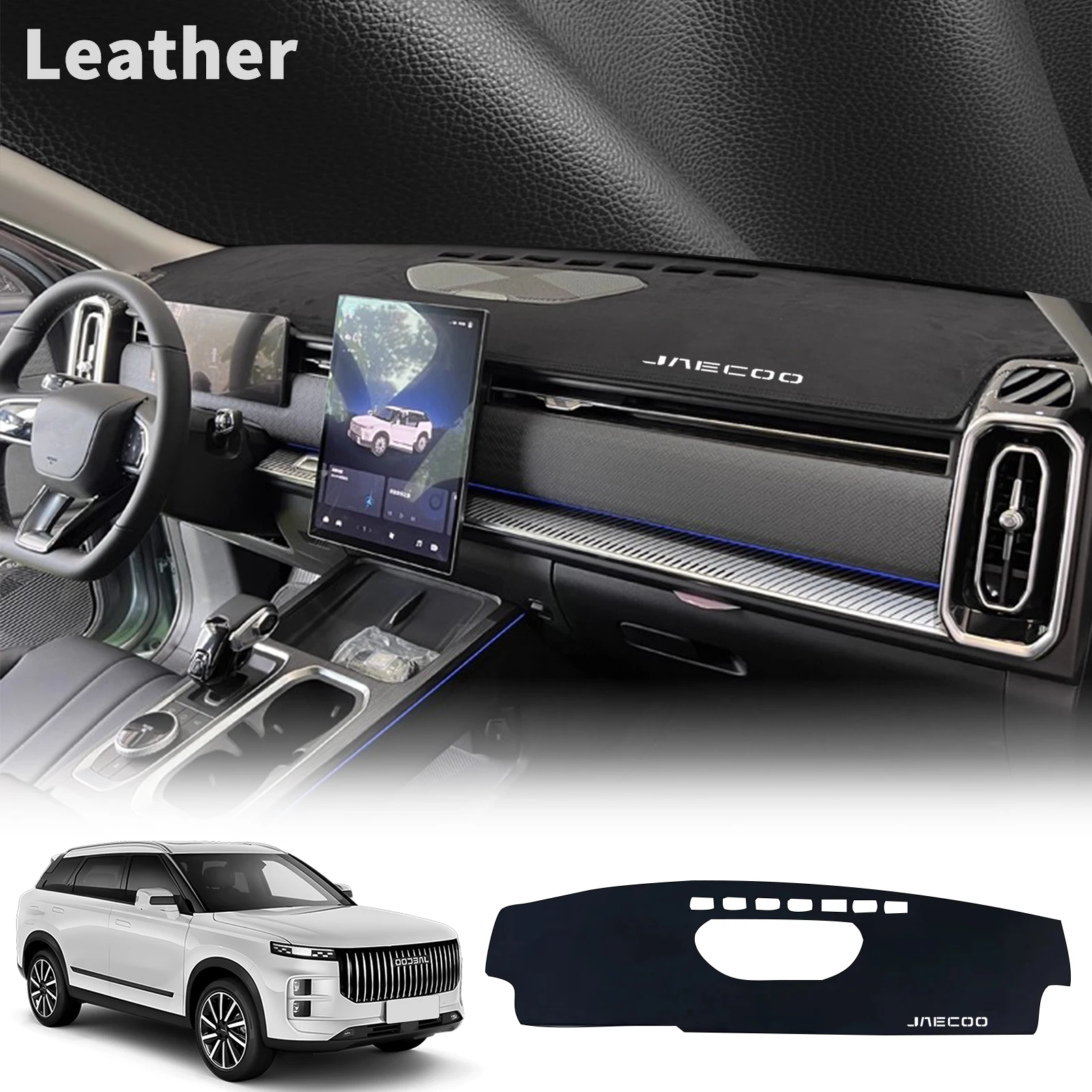 for Jaecoo J7 7 Chery Tansuo 06 2024 2025 2026 Car Dashmat Dashboard Cover Pad DashMat Sunshade Protective Carpet Accessories