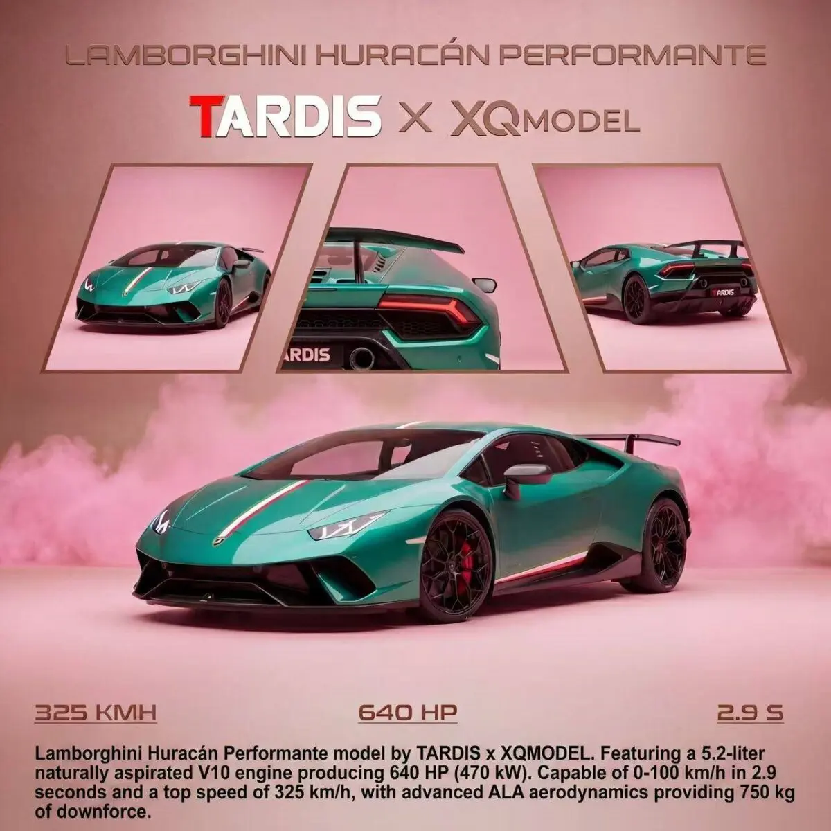 

Tardis×XQ 1:64 performante Resin Diecast Model Car