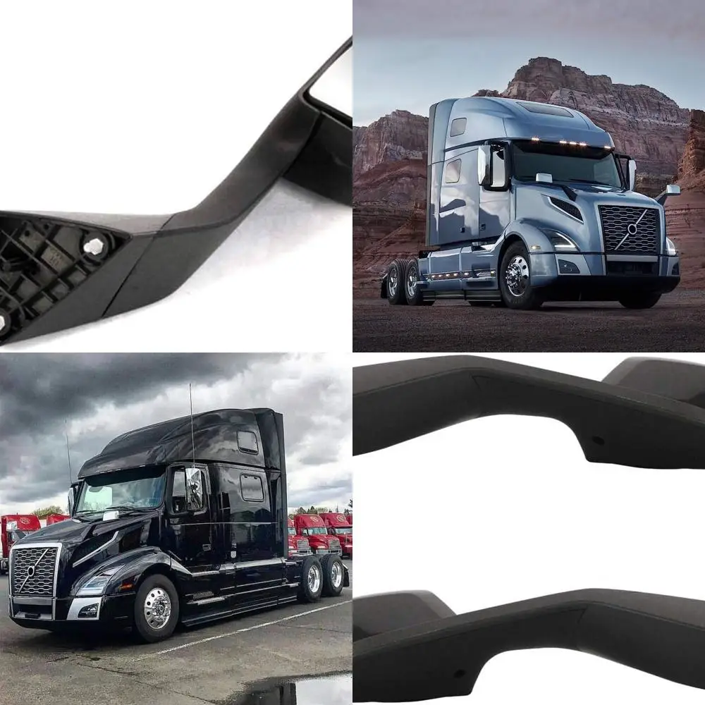 

Black Hood Mirrors Fit for 2000-2015 VOLVO VNL VN VNM,Pair of Hood Mirror Assembly Replacement for Volvo Semi Truck Left Driver