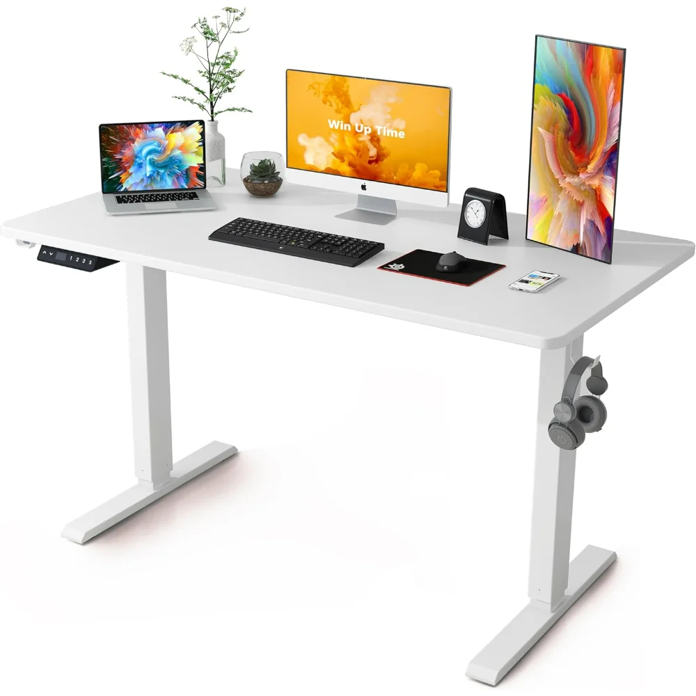 

Whole Piece Standing Desk, 48 x 24 in, Electric, 176 lbs Capacity, Adjustable Height Desk for Home & Office