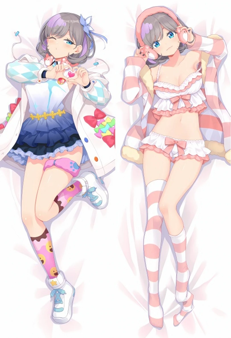 Anime Cartoons Love Tang Keke Cosplay Dakimakura federa per cuscino Anime che abbraccia il corpo Prop