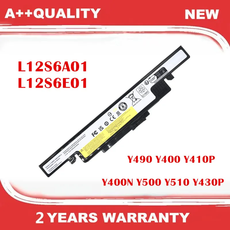 

L12S6A01 L12S6E01 Laptop Battery For Lenovo Y490 Y400 Y410P Y400N Y500 Y510 Y430P
