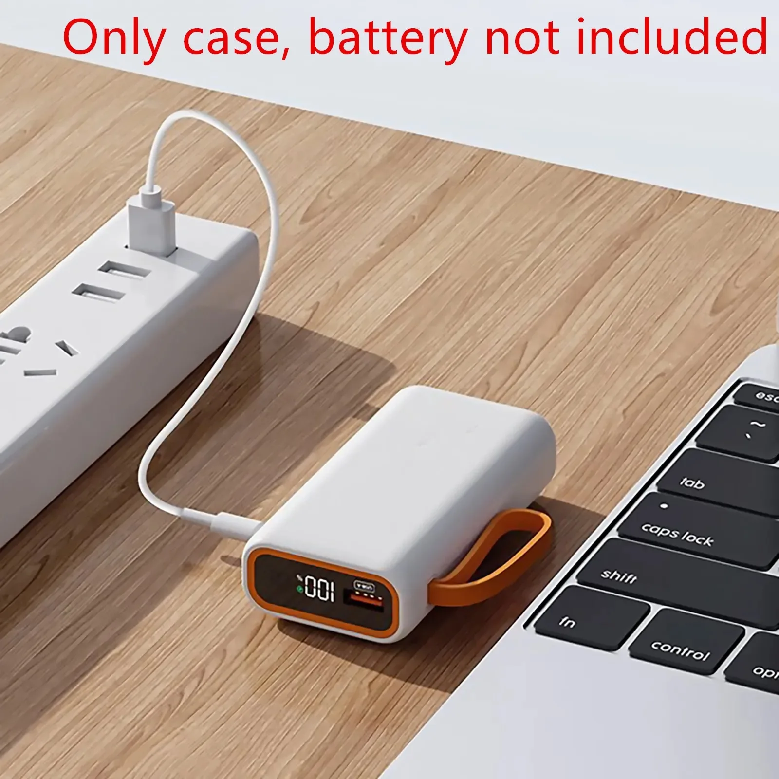 1/2pcs 2 Slots 21700 DIY Power Bank Case Dual USB Type C Power Bank Shell 5V DIY Battery Charge Storage Box Without Battery