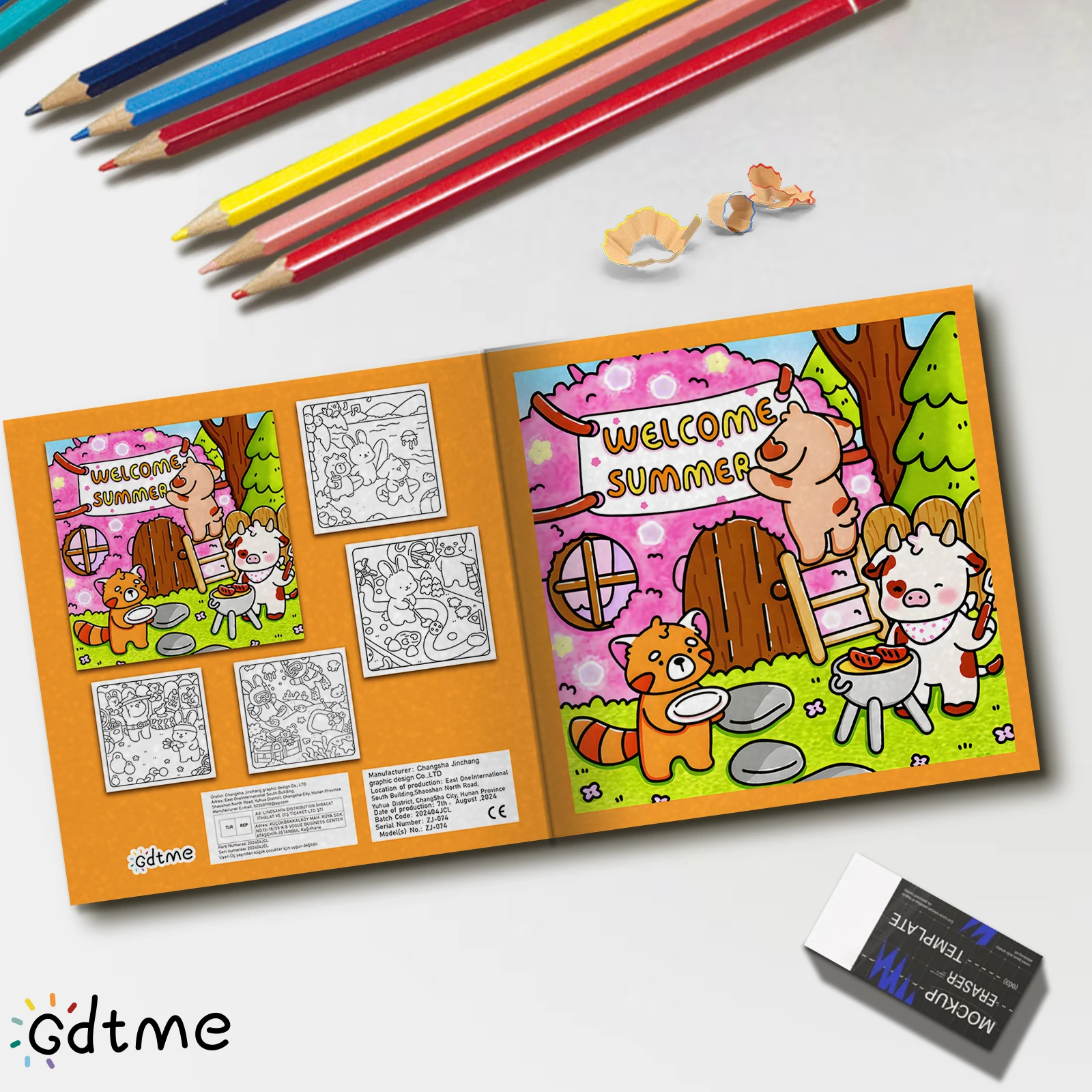 WELCOME SUMMER : Coloring Book for Adults Featuring Cute Cozy Daily Activities for Relaxation (Cozy Spaces Coloring)