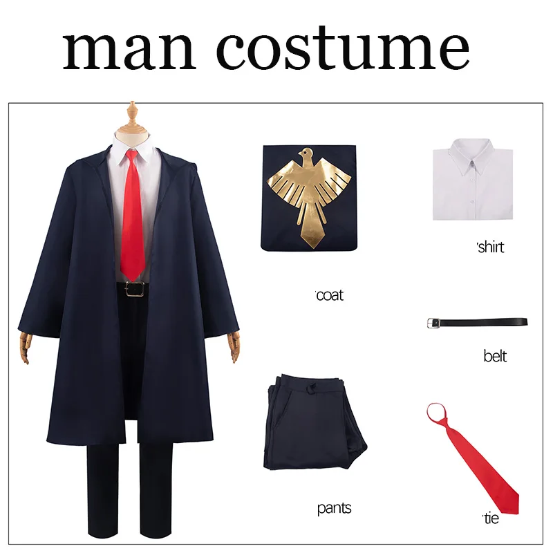 Anime Mashle Lance Crown Cosplay Kostuum Mashle Magie En Spieren Cosplay Uniform Mantel Outfits Halloween Kostuum Voor Volwassen Mannen