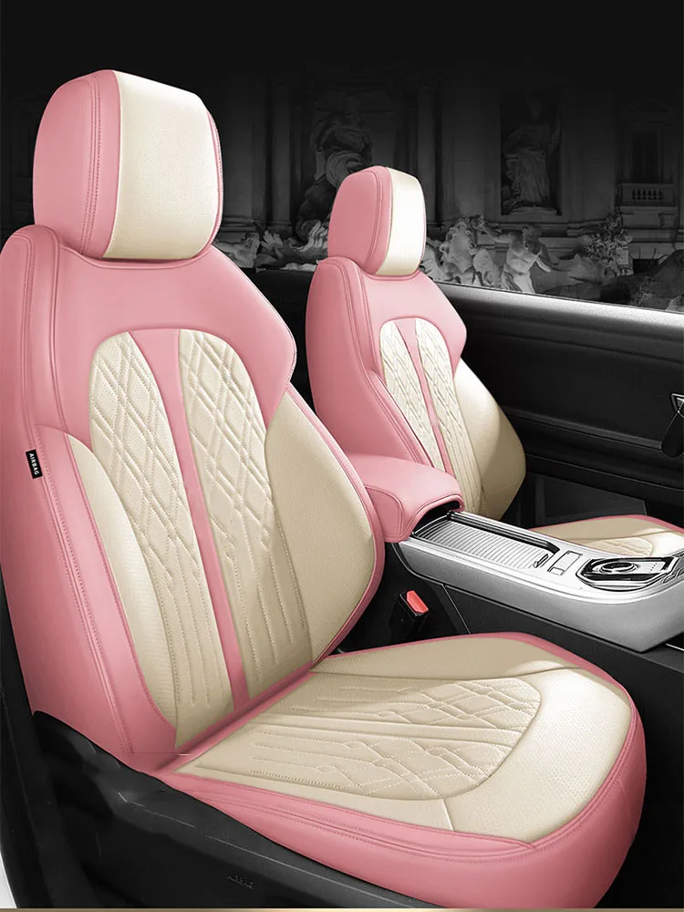 leather Car Seat Covers set For Porsche Cayenne 955 958 996 Macan Panamera Cayman 718 Boxster Car Accessories automotive goods