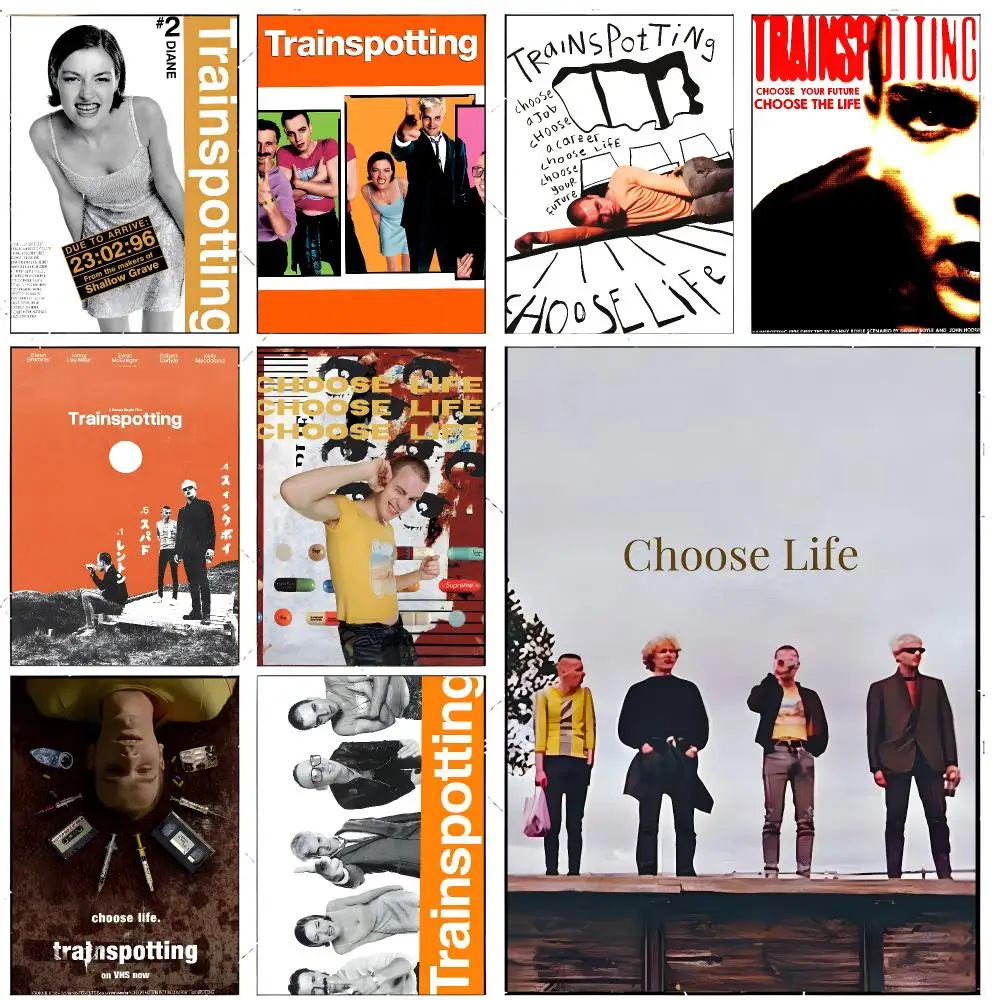 gritty movie t-trainspotting Poster Premium Decor Art & Gift for Household Lounge Home Ornaments