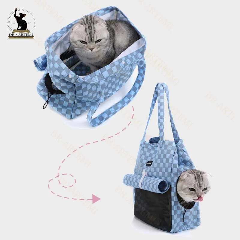 Portable Puppy Pet Cat Carrier Dog Walking Bags Mesh Breathable Travel Pets Shoulder Carrying Bags