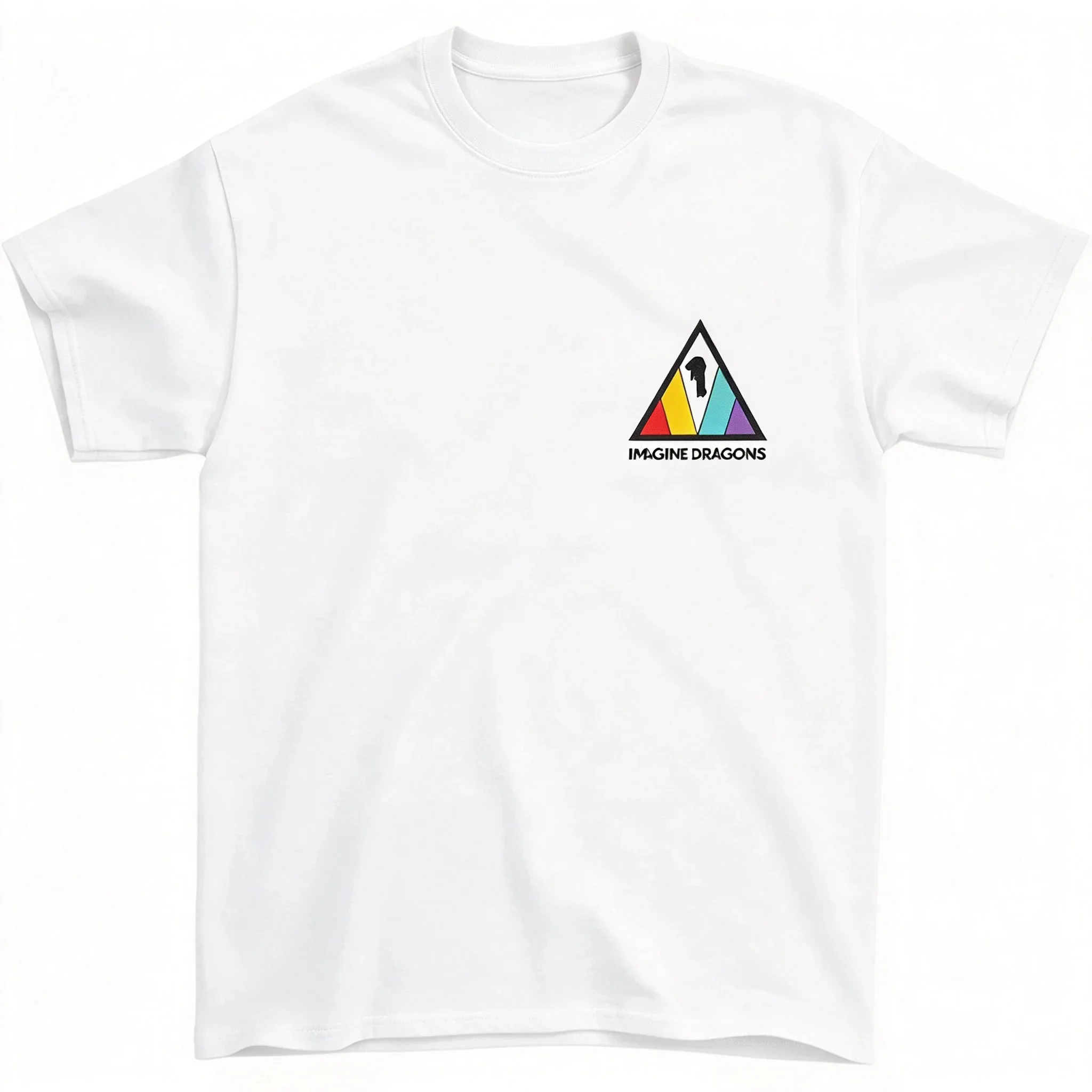 Imagine Dragons, An Indie Rock Band From Europe and America, Wears American Retro-style Loose-fitting Men's T-shirts