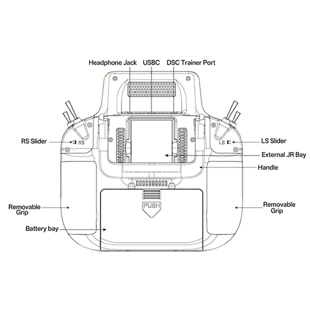 RadioMaster GX15 MAX RC Radio 16CH Transmitter AG02 Hall Gimbal Dual 2.4GHz ExpressLRS Gemini Built-in Gyro Supports F1000 Mode