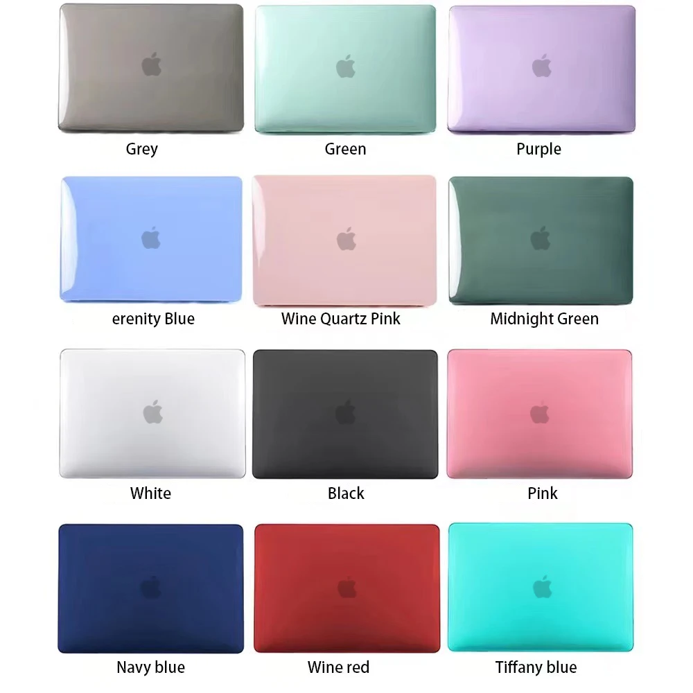 2023 New Color Laptop Case For Macbook Pro 13 Case M2 A2338 for Macbook Air 13.6 Cover A2681 M2 Pro 14 16 A2941 Matte Funda