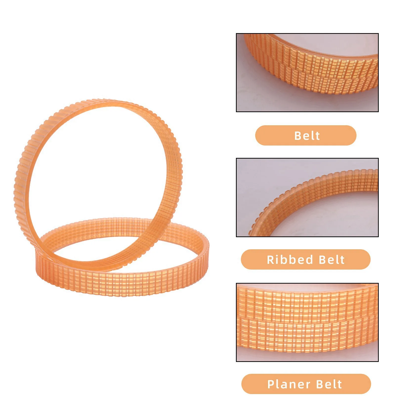 A11I 2Pieces/Lot 9401-6PJ348 Planer Belt Ribbed Belt Abrasive Machine Belt