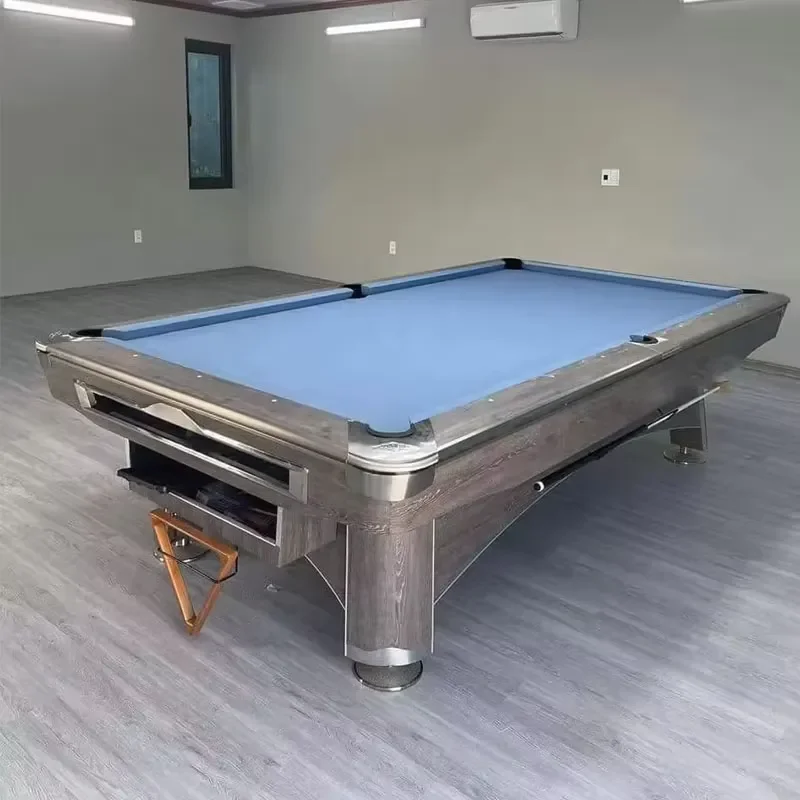 Wholesale Full Size Solid Wood Billiards Table Customizable Luxury Pool Table for Home or Club Use High Quality Craftsmanship