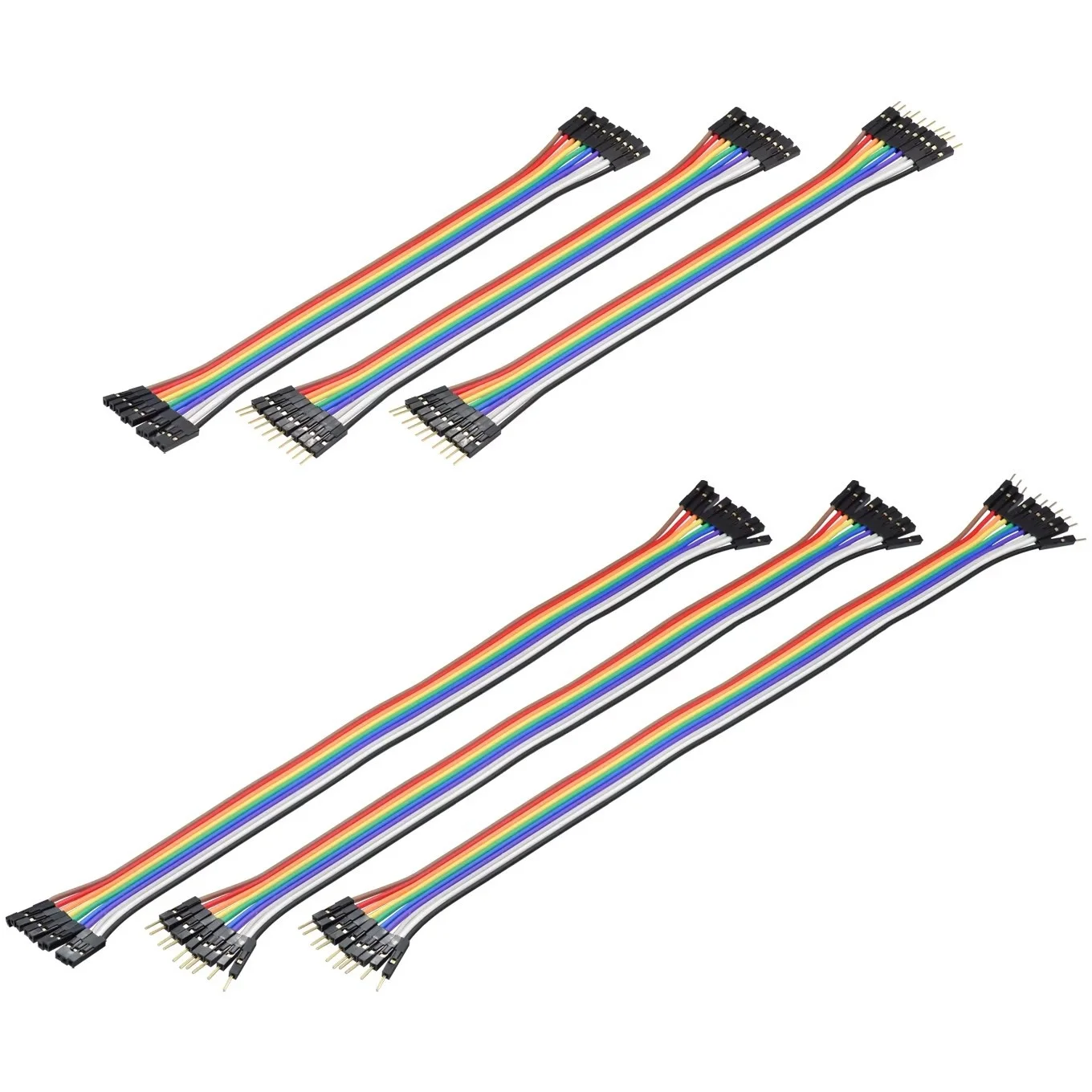 Pure copper dupont wire thickened 28 core female to female male to female color cable 2.54 terminal connection wire gold-plated view 6