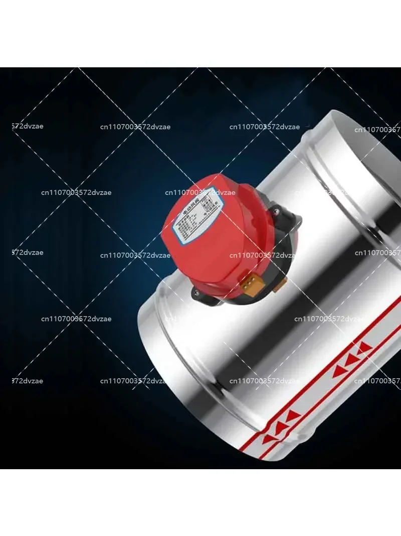 

Electric Air Duct Motorized Damper Ventilation Pipe Valve 60-200mm Stainless Steel 220V 24V 12V 1Nm Actuator for HVAC Systems
