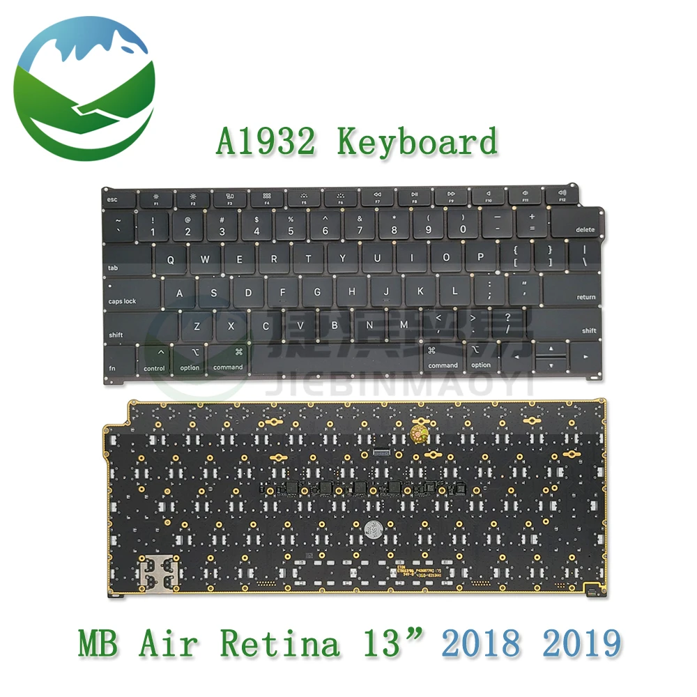 

Laptop A1932 Keyboard US UK English For MacBook Air 13.3" A1932 Replace US UK Keyboard 2018 2019 EMC 3184