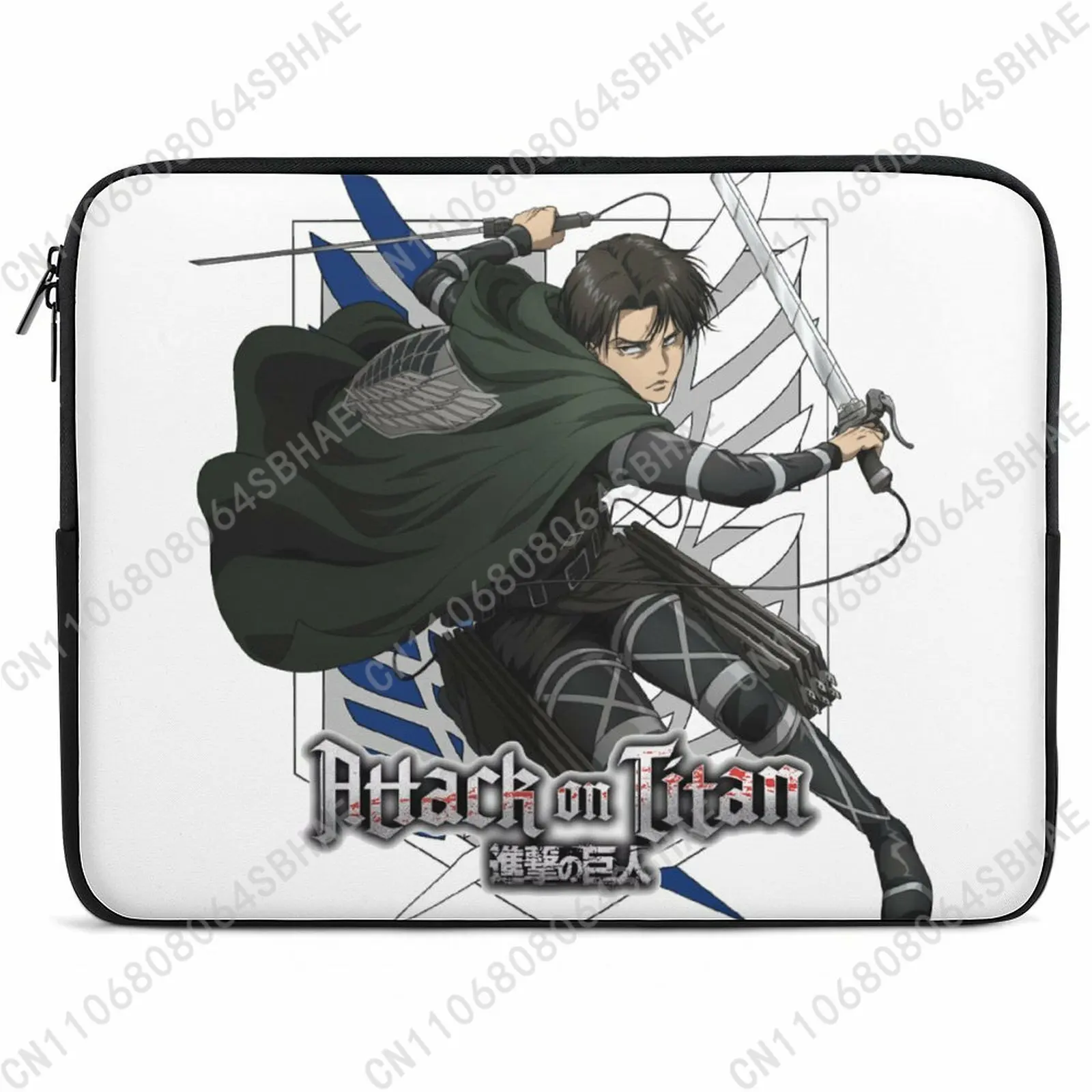 

Attack on Titan No Handle Laptop Case Suitable Multiinch Inch Slim Personalized Pattern Neoprene Bag School Students