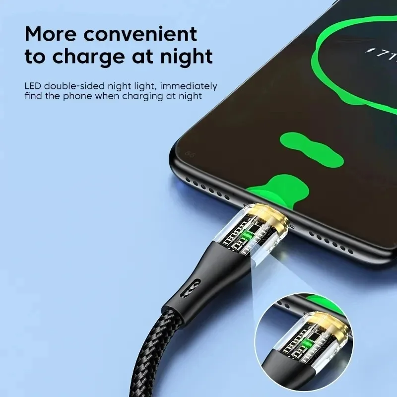 120W 6A USB To Type C Cable Super Fast Charging Data Cord For Xiaomi 12 Redmi Note 11 Samsung S22 S21 Huawei Type-c Charger Cord image 4
