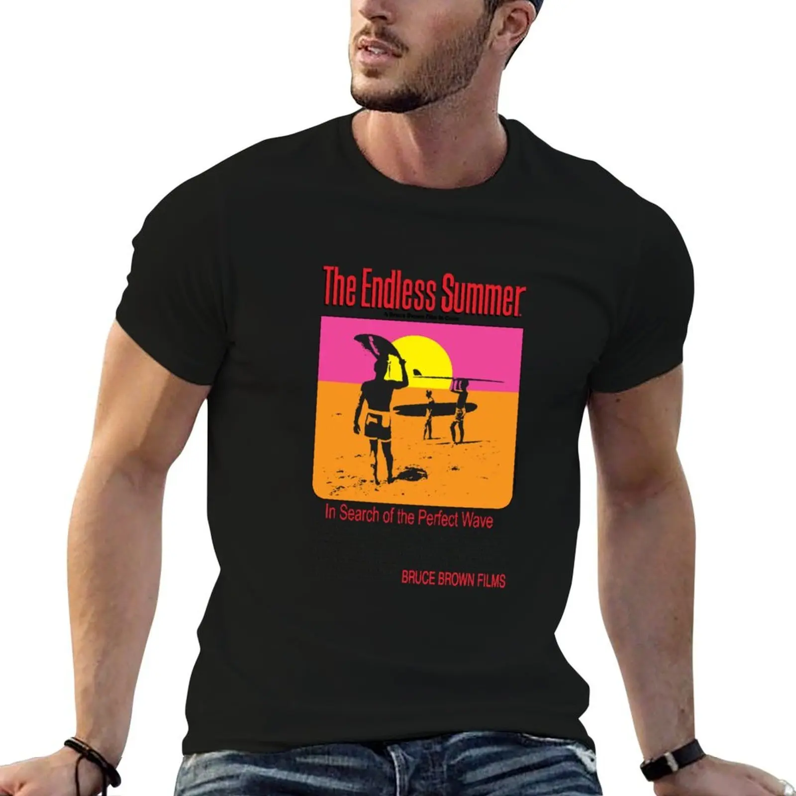 The Endless Summer Original Movie Poster T-Shirt Outdoor Sports Lightweight Tee
