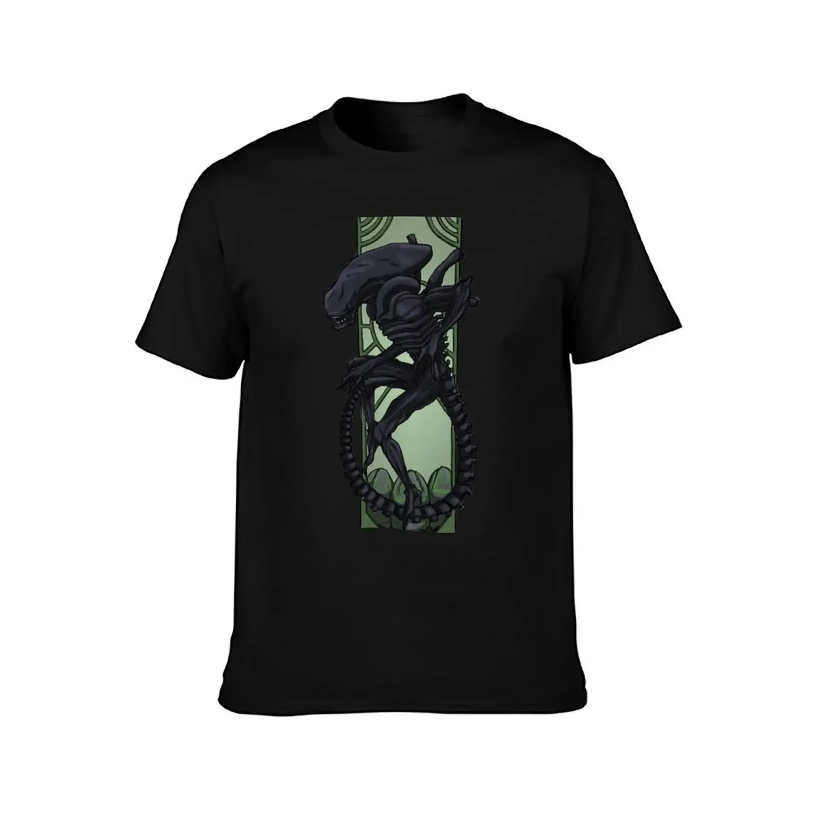 Art Nouveau Xenomorph T-Shirt valentines clothes shirts graphic tee t shirt men