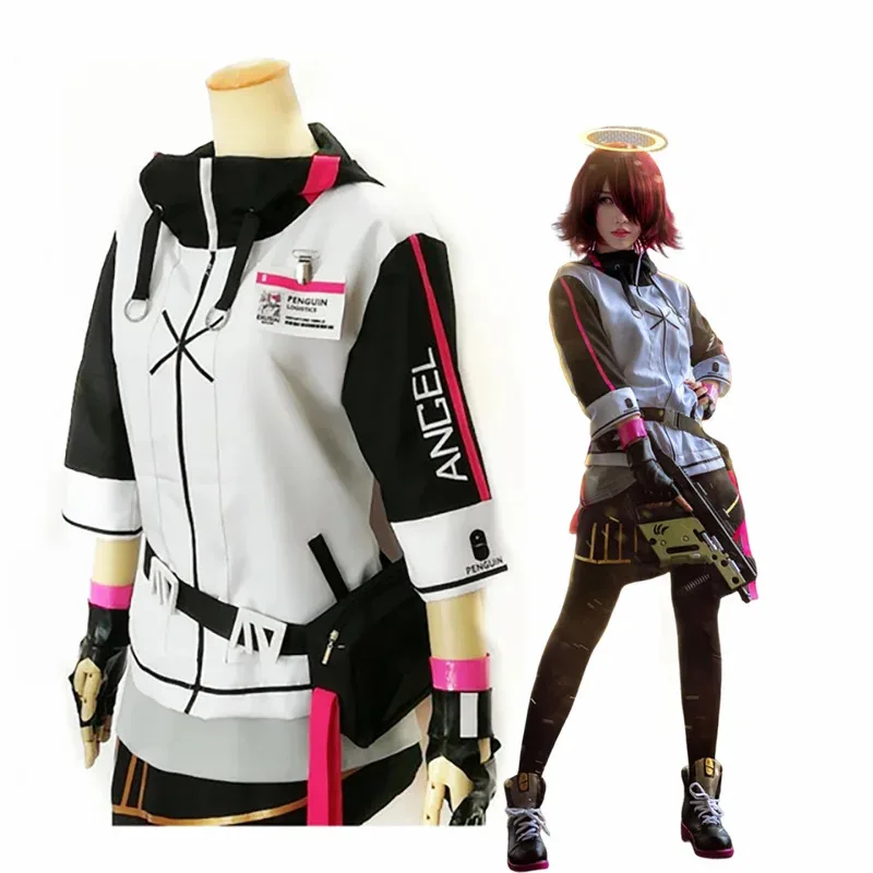 

Arknights Exusiai Cosplay Costume Outfit Jacket Full set Women Men Halloween Carnival Costumes Custom Made Full set suit dress