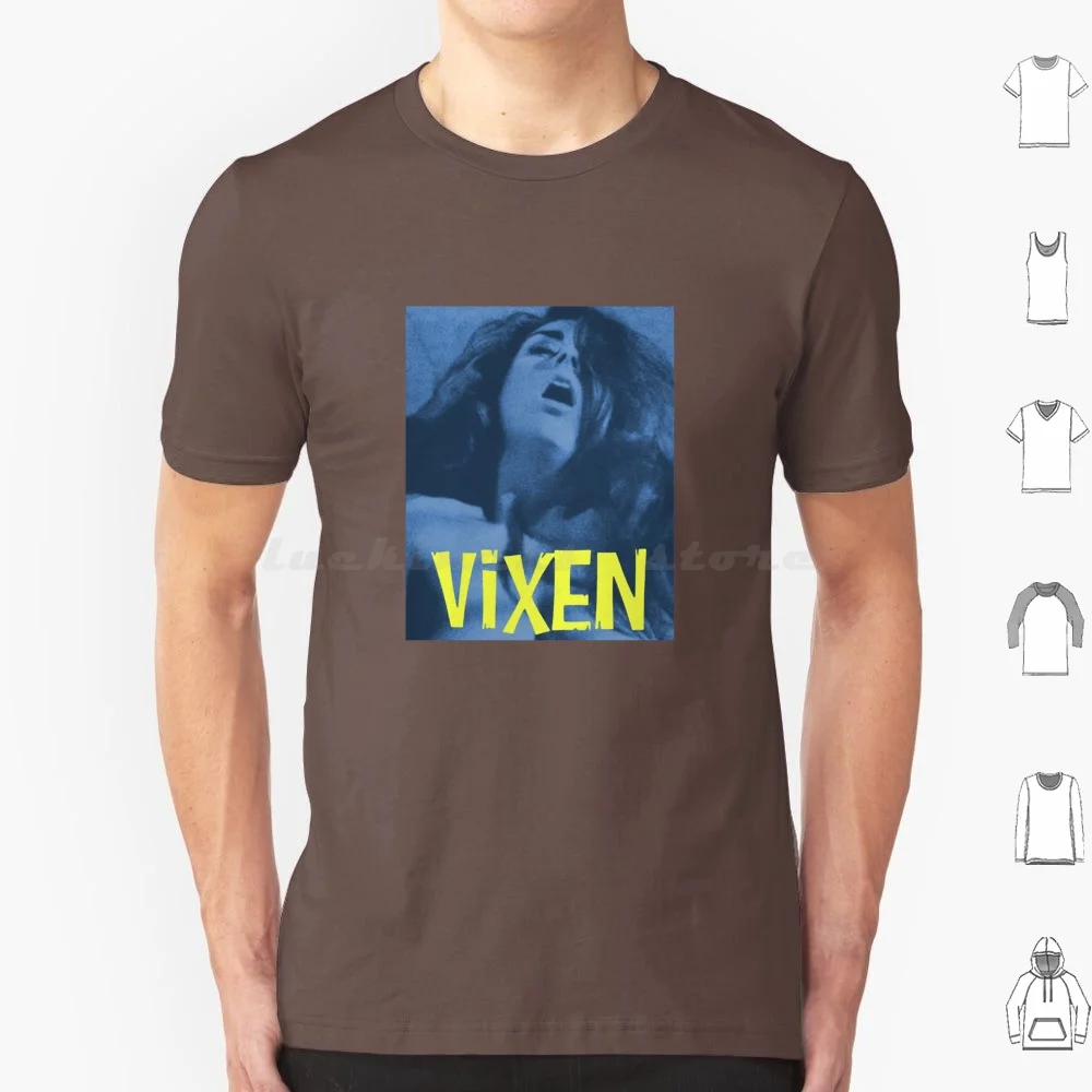 Vixen ! T Shirt 6xl Cotton Cool Tee Russ Meyer Film Erica Gavin Cinema B Movie Movie 60s Exploitation Femme Fatale Woman