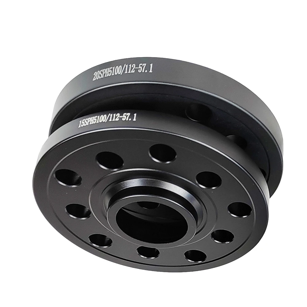 

2PCS 15mm/20mm Car Hubcentric 6061-T6 Aluminum 5X100 5X112 57.1mm Wheel Spacers For VW Golf Tiguan Seat Toledo