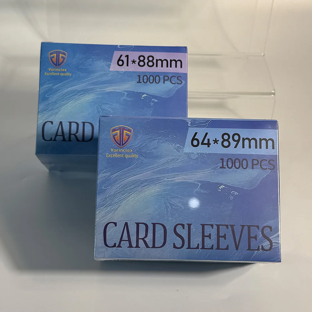 1000 Stück 61x88mm 64x89mm Innere Kartenhüllen Passend für MTG YGO PKM TCG Sportkarten Glatte Robuste Weiche Innere Schutzhüllen – Detail 1