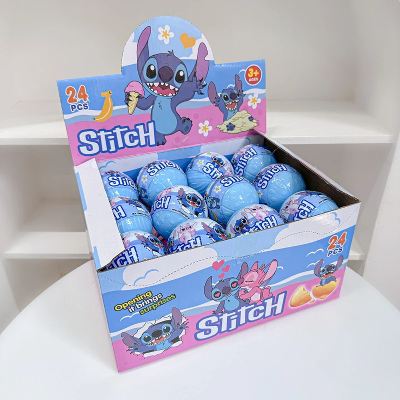 Nieuwe Disney Stitch Surprise Ball Blind Box Creatieve Hoge Waarde Q Versie Leuke Hanger Student Demontage Cartoon Pop Sleutelhanger