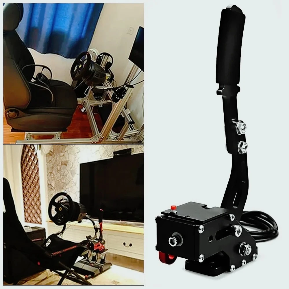 Freno  mano USB  aluminio para PS4, PS5 y PC, tres colores, para juegos  carreras con simulador SIM, compatible con G29  acero p