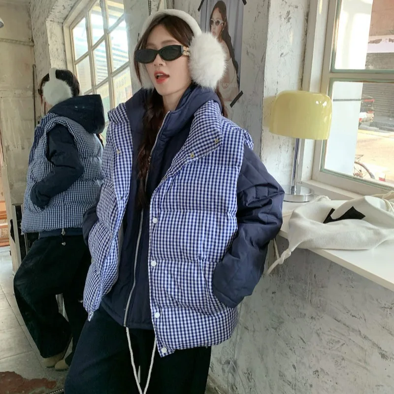 

Жилеты Жилеты Толстые женские жилеты на пуговицах Весенние кашемировые ребристые на пуговицах Минималистичный городской чистый образ Простой воздушный нежный Y2K