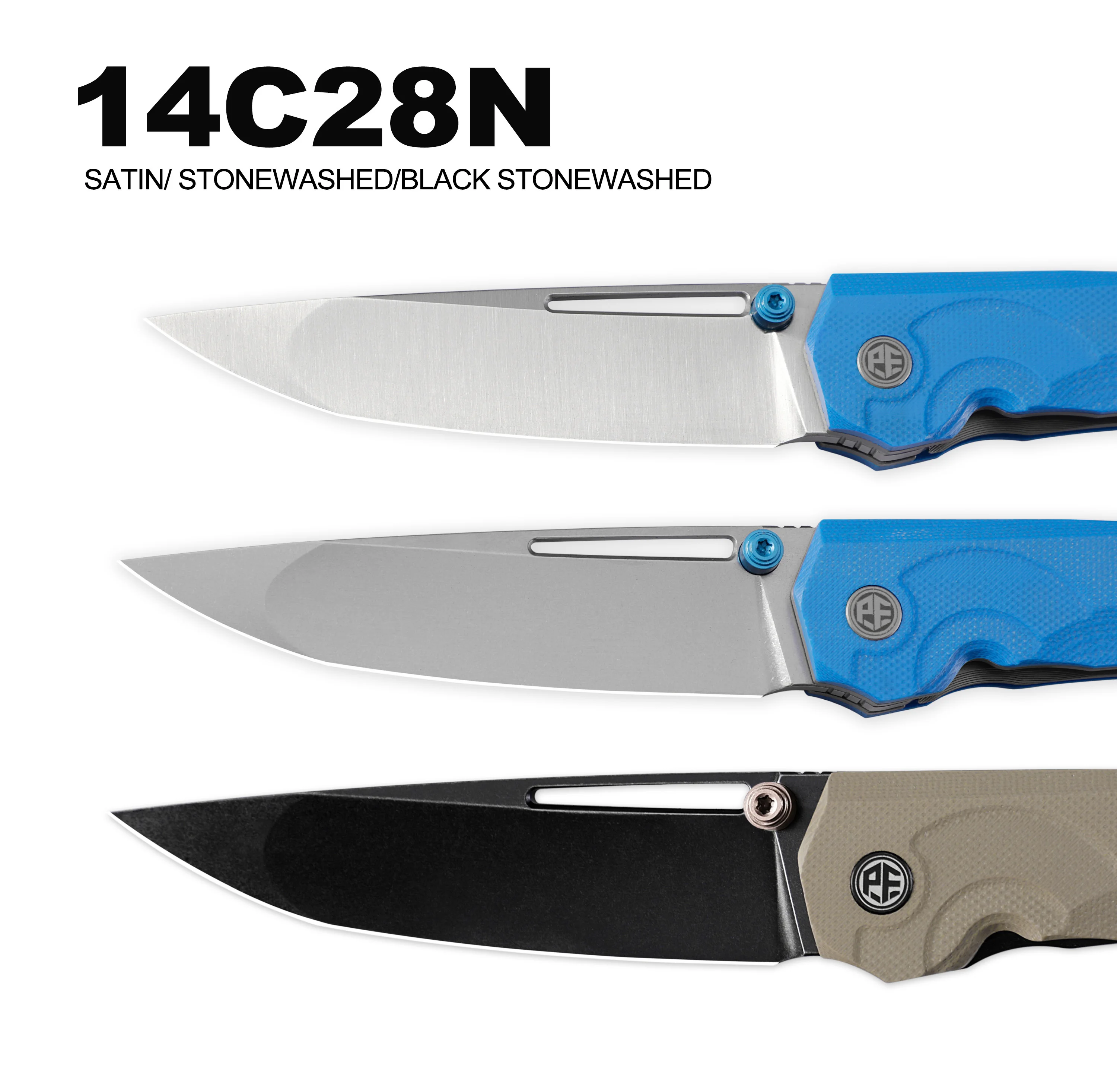 Petrified Fish PFP11 Folding Knife 14C28N Hollow Blade G10 Handle Hunting Outdoor Knives Multitool Folding Fishing Tool EDC