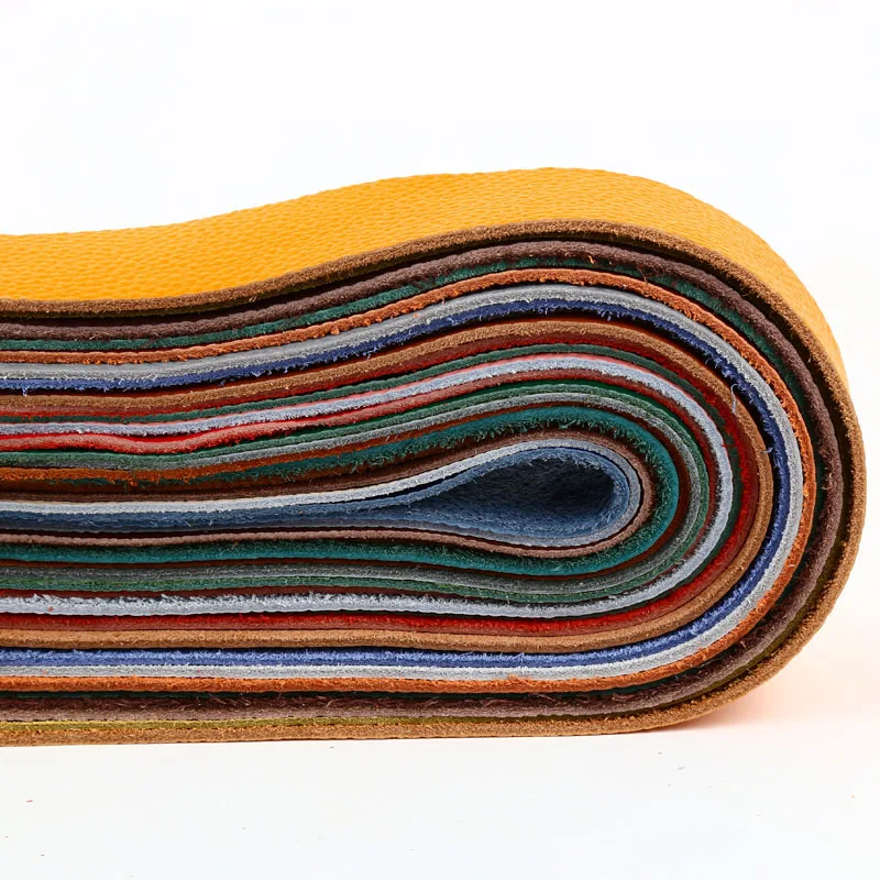 Buntes, weiches, einteiliges Rindsleder, hochwertiges Sofa-Leder, echtes Leder, echtes Rindsleder, DIY-Weichbezug – Detail 3
