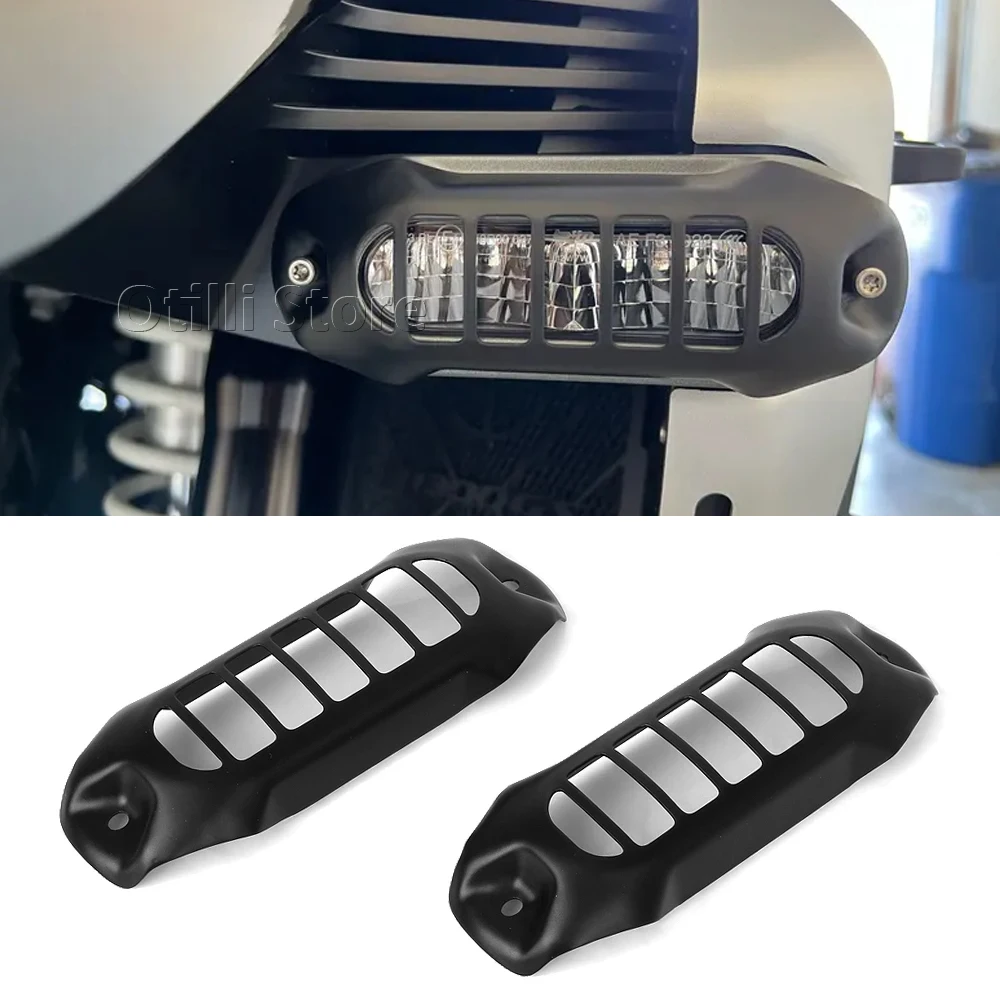 

For R1300GS ADV R 1300 GS Adventure 2024 2025 Turn Signal Protector Grille Mesh LED Auxiliary Light Cover Motorcycle Accessories