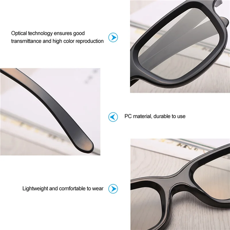 

FUFU 60Pcs Polarized Passive 3D Glasses For Cinema IMIX Screen