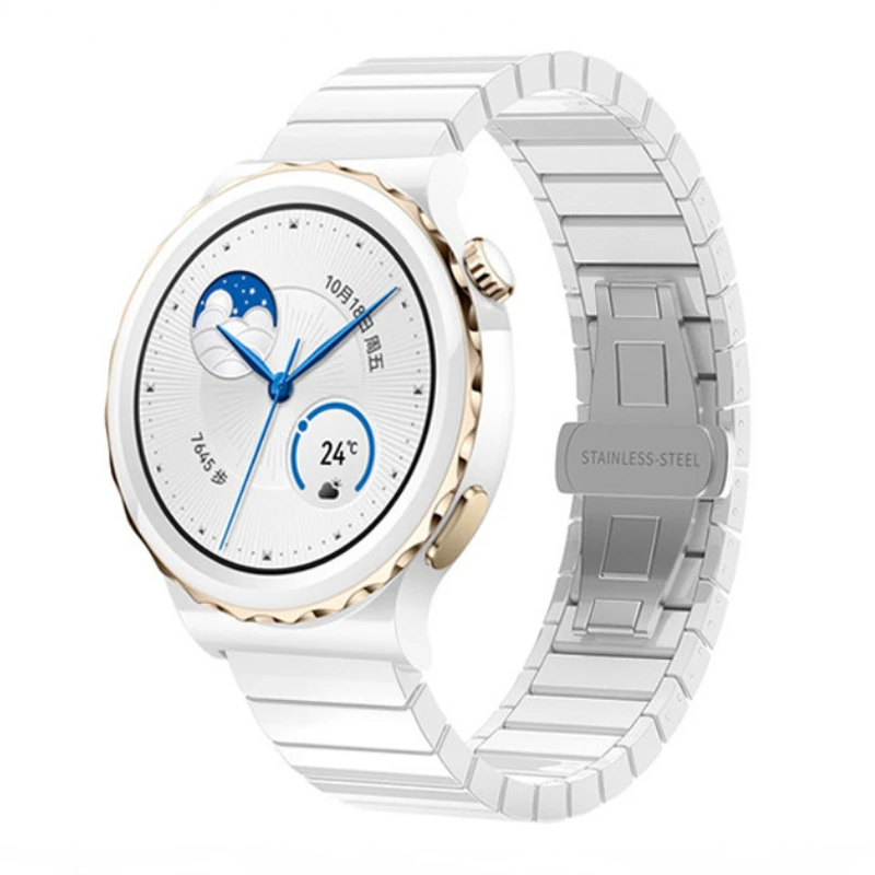 サムスンギャラクシーウォッチ用セラミックストラップ,ハイエンド腕時計,ラグジュアリー,20mm, 22mm,3,4,5,6,huawei 4,gt2,Amazfit gtr 3 pro