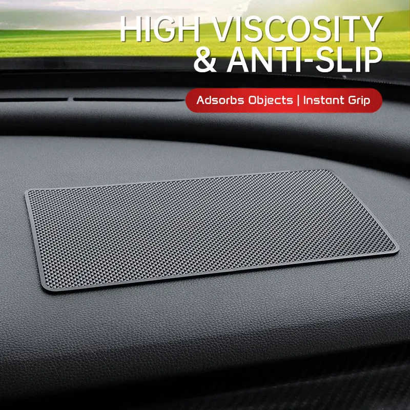 Premium Non-Slip Car Dashboard Mat - Sticky Heat-Resistant PVC Pad for Phone/Sunglasses Car Styling Interior view 2