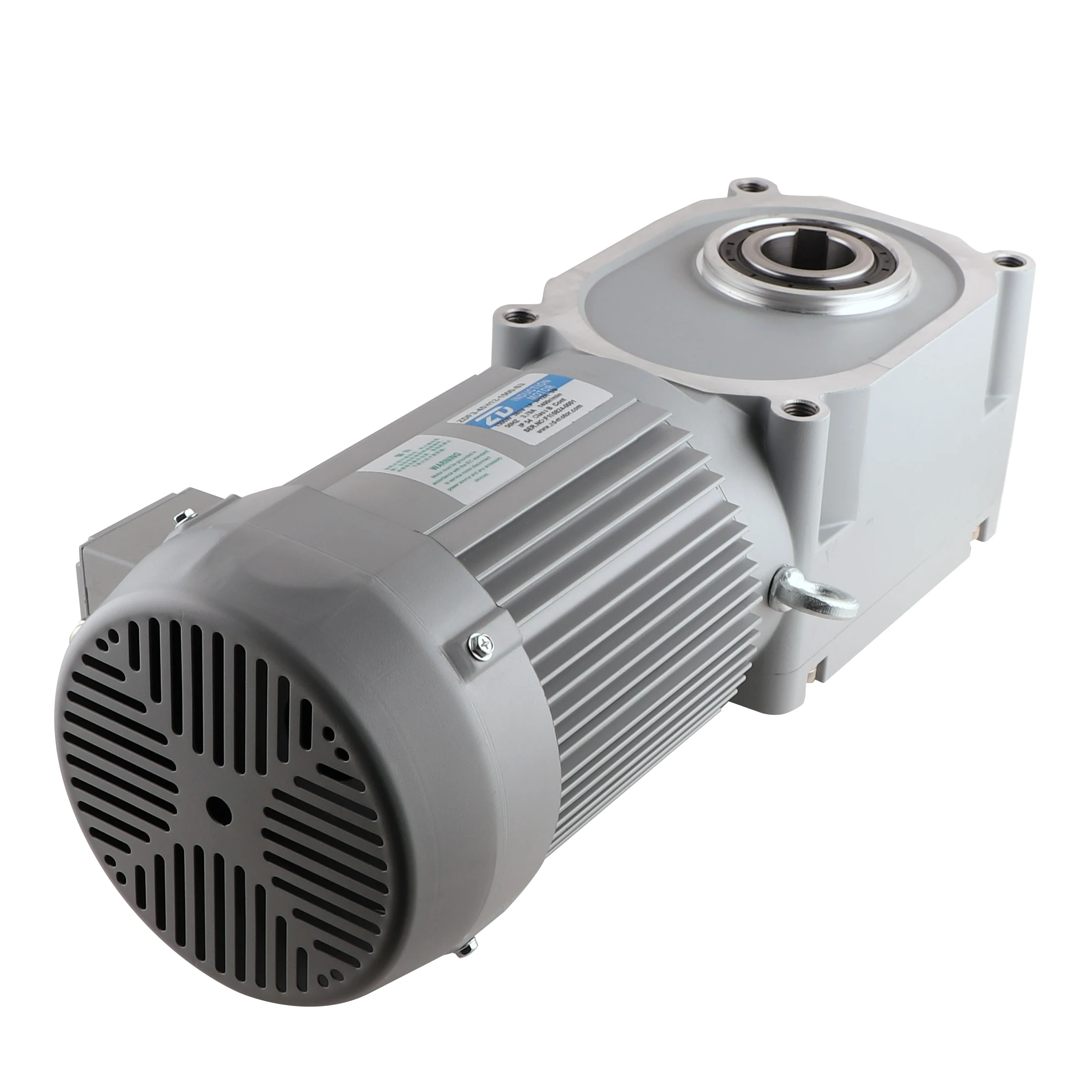 ZD Leader 3phase 200V 220V 380V 1.5kw AC Hypoid Gearmotor with Right Angle Hollow Shaft