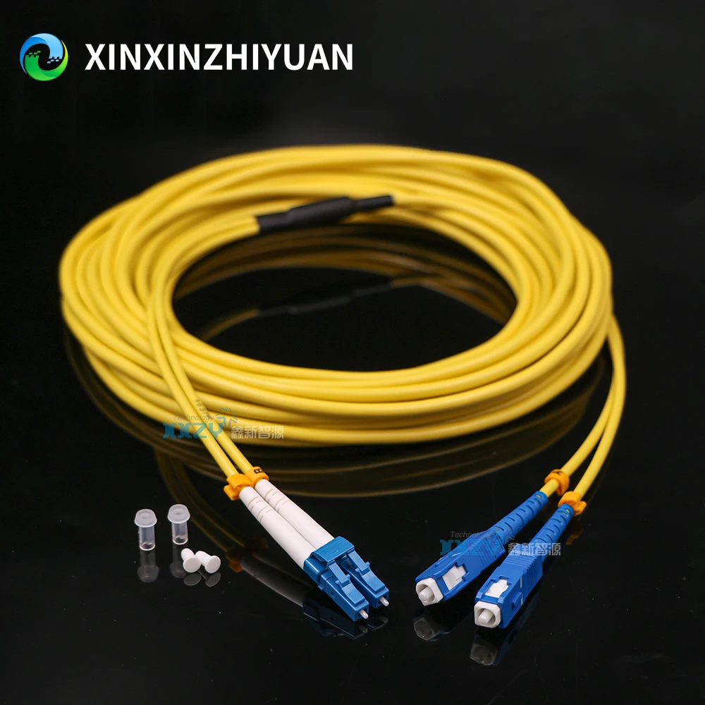 Inkjet Printer SC/LC Optical Fiber Cable for Ricoh G5 UV Flatbed Printer Machine 4.5M/7M/8M/10M Armored Optical Patch Cord Cable