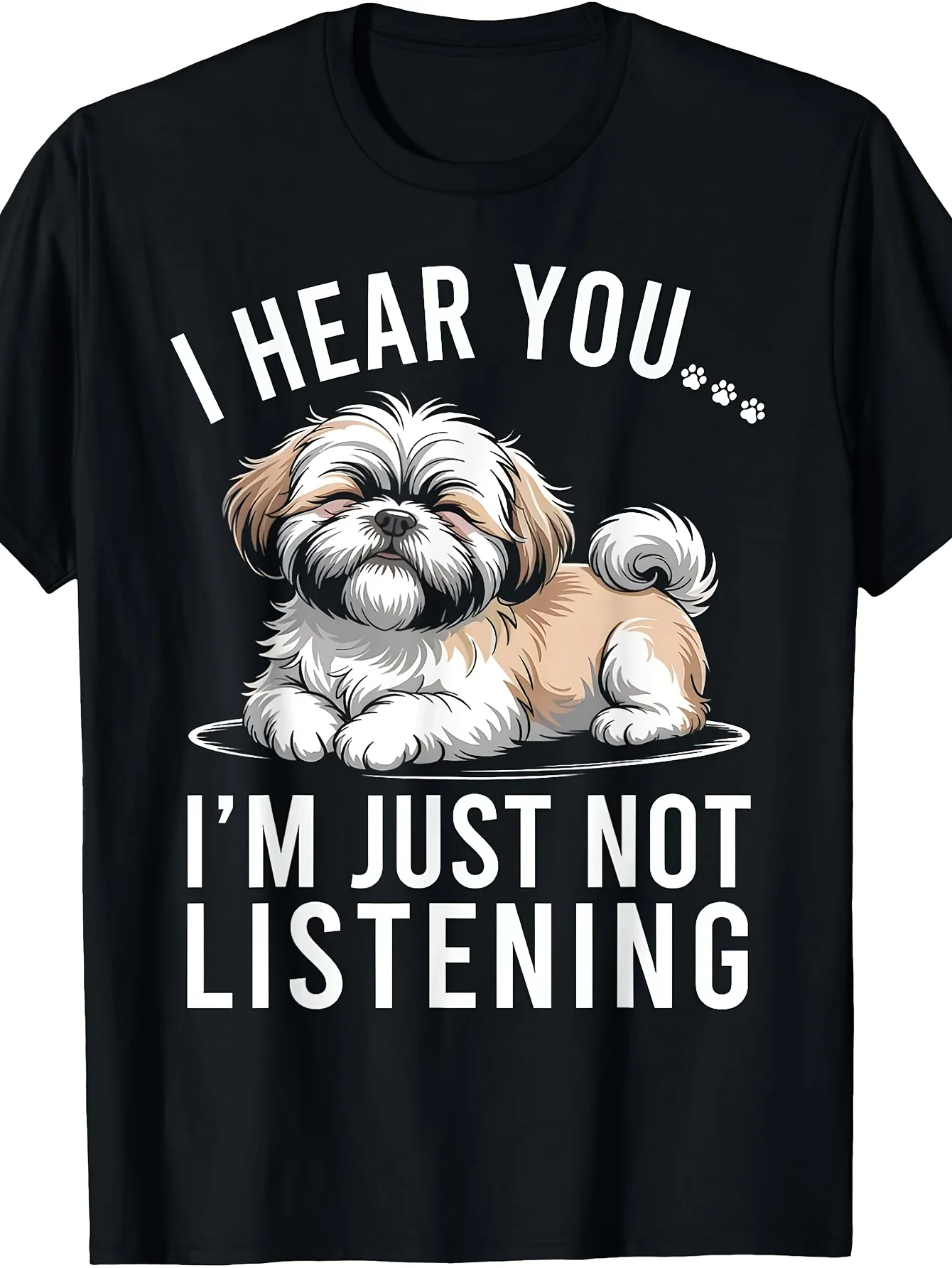 Funny Schnauzer: I hear you, I'm just not paying attention T-shirt